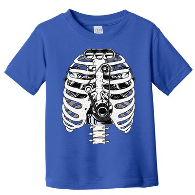 Mechanic Car Engineer Skeleton Mechanics Toddler T-Shirt