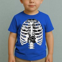 Mechanic Car Engineer Skeleton Mechanics Toddler T-Shirt