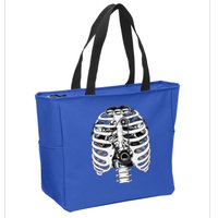Mechanic Car Engineer Skeleton Mechanics Zip Tote Bag