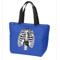 Mechanic Car Engineer Skeleton Mechanics Zip Tote Bag