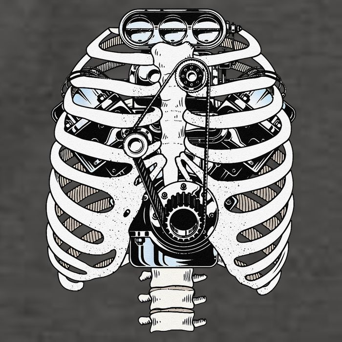 Mechanic Car Engineer Skeleton Mechanics Vector Backpack