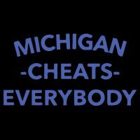 Michigan Cheats Everybody Drawstring Bag