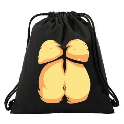 Monkey Costume Easy Lazy Halloween Drawstring Bag
