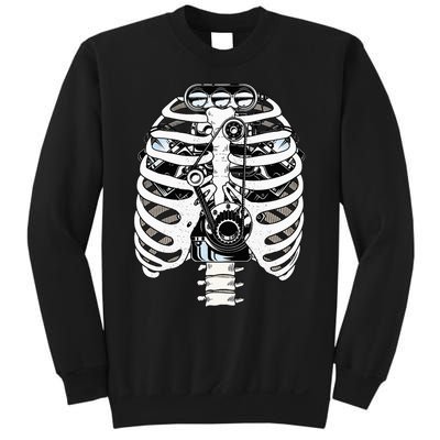 Mechanic Car Engineer Skeleton Mechanics Sweatshirt