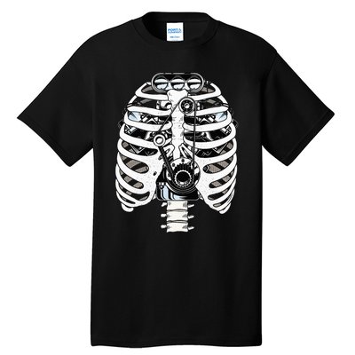 Mechanic Car Engineer Skeleton Mechanics Tall T-Shirt