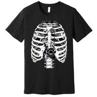 Mechanic Car Engineer Skeleton Mechanics Premium T-Shirt