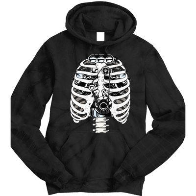 Mechanic Car Engineer Skeleton Mechanics Tie Dye Hoodie