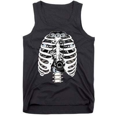 Mechanic Car Engineer Skeleton Mechanics Tank Top