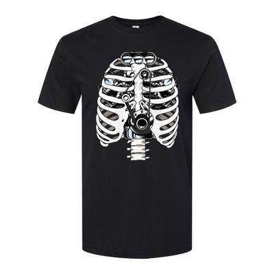 Mechanic Car Engineer Skeleton Mechanics Softstyle CVC T-Shirt