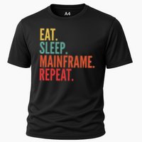 Mainframe Crypto, Eat Sleep Mainframe Repeat Cooling Performance Crew T-Shirt