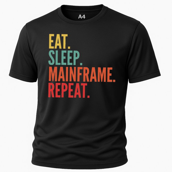 Mainframe Crypto, Eat Sleep Mainframe Repeat Cooling Performance Crew T-Shirt
