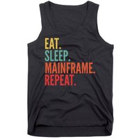 Mainframe Crypto, Eat Sleep Mainframe Repeat Tank Top