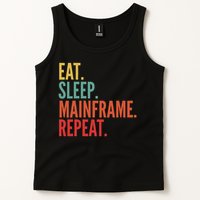 Mainframe Crypto, Eat Sleep Mainframe Repeat Tank Top