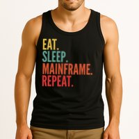 Mainframe Crypto, Eat Sleep Mainframe Repeat Tank Top