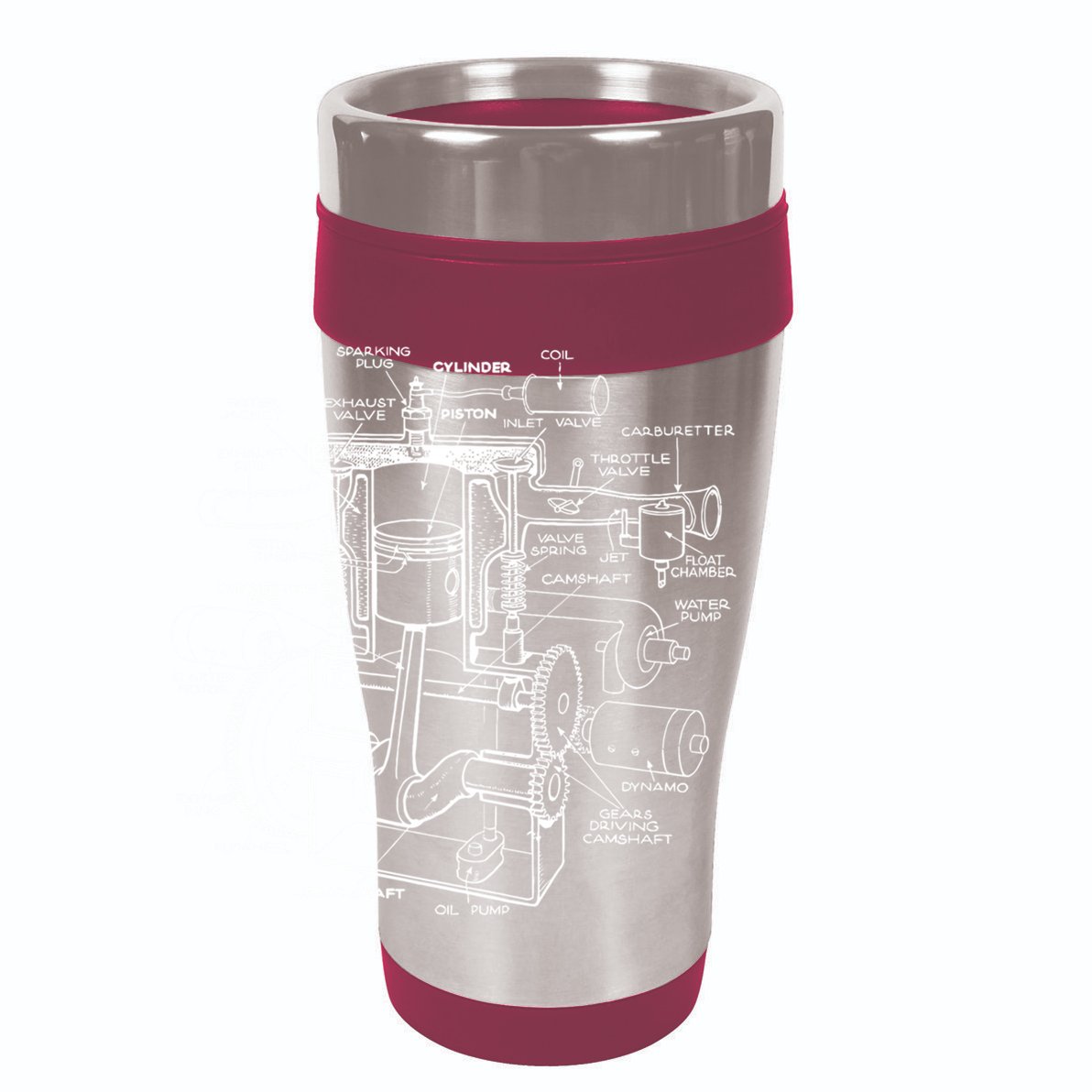 Mechanics Car Engine Pieces Cars Lovers Muscle Cars Gift 12oz Stainless Steel Coffee Mug