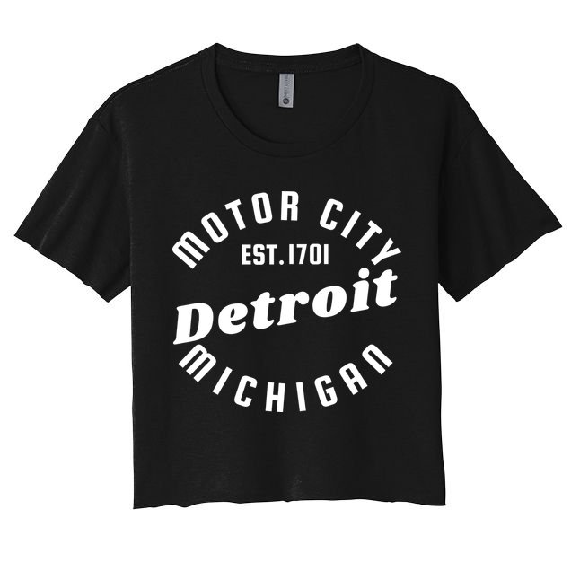 Motor City Est 1701 Detroit Michigan Crop Top