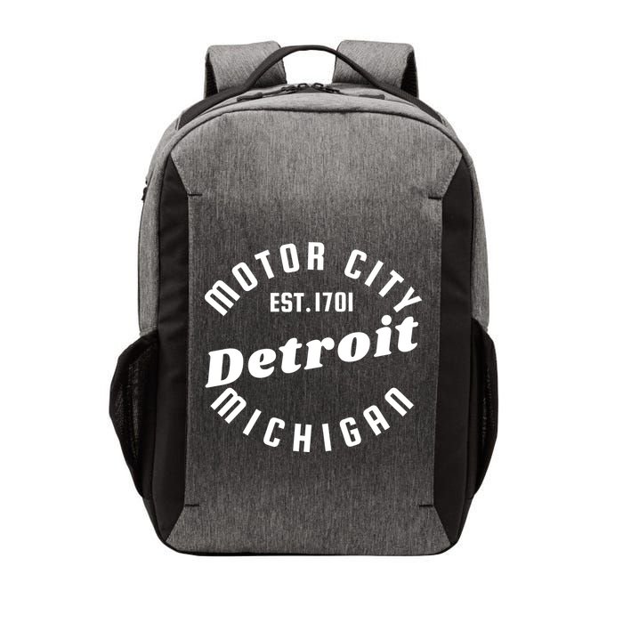 Motor City Est 1701 Detroit Michigan Vector Backpack