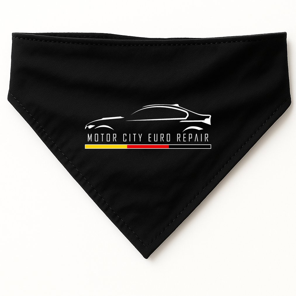Motor City Euro Repair USA-Made Doggie Bandana