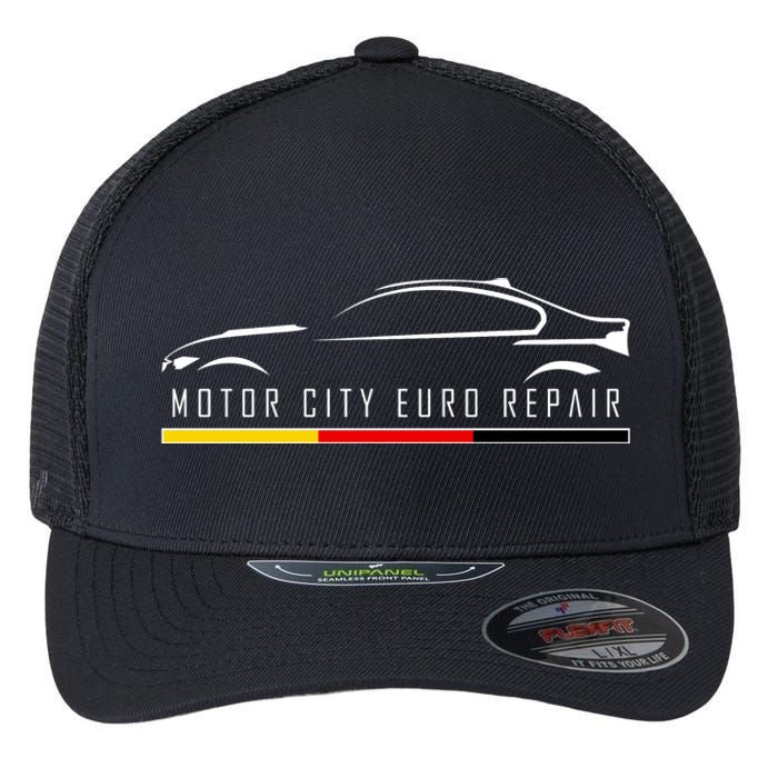 Motor City Euro Repair Flexfit Unipanel Trucker Cap