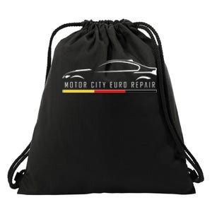 Motor City Euro Repair Drawstring Bag