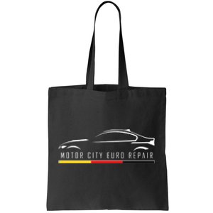 Motor City Euro Repair Tote Bag