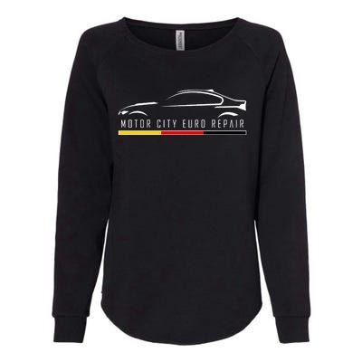 Motor City Euro Repair Womens California Wash Sweatshirt