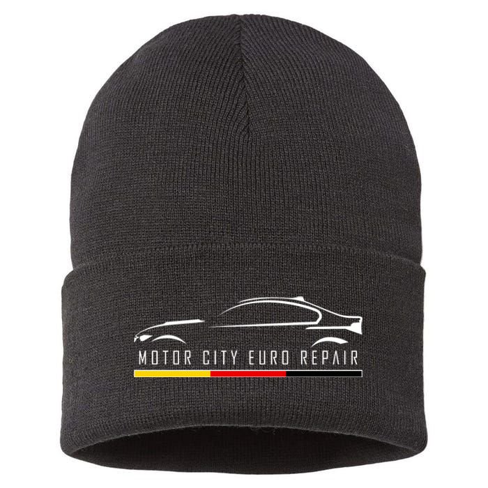 Motor City Euro Repair Sustainable Knit Beanie