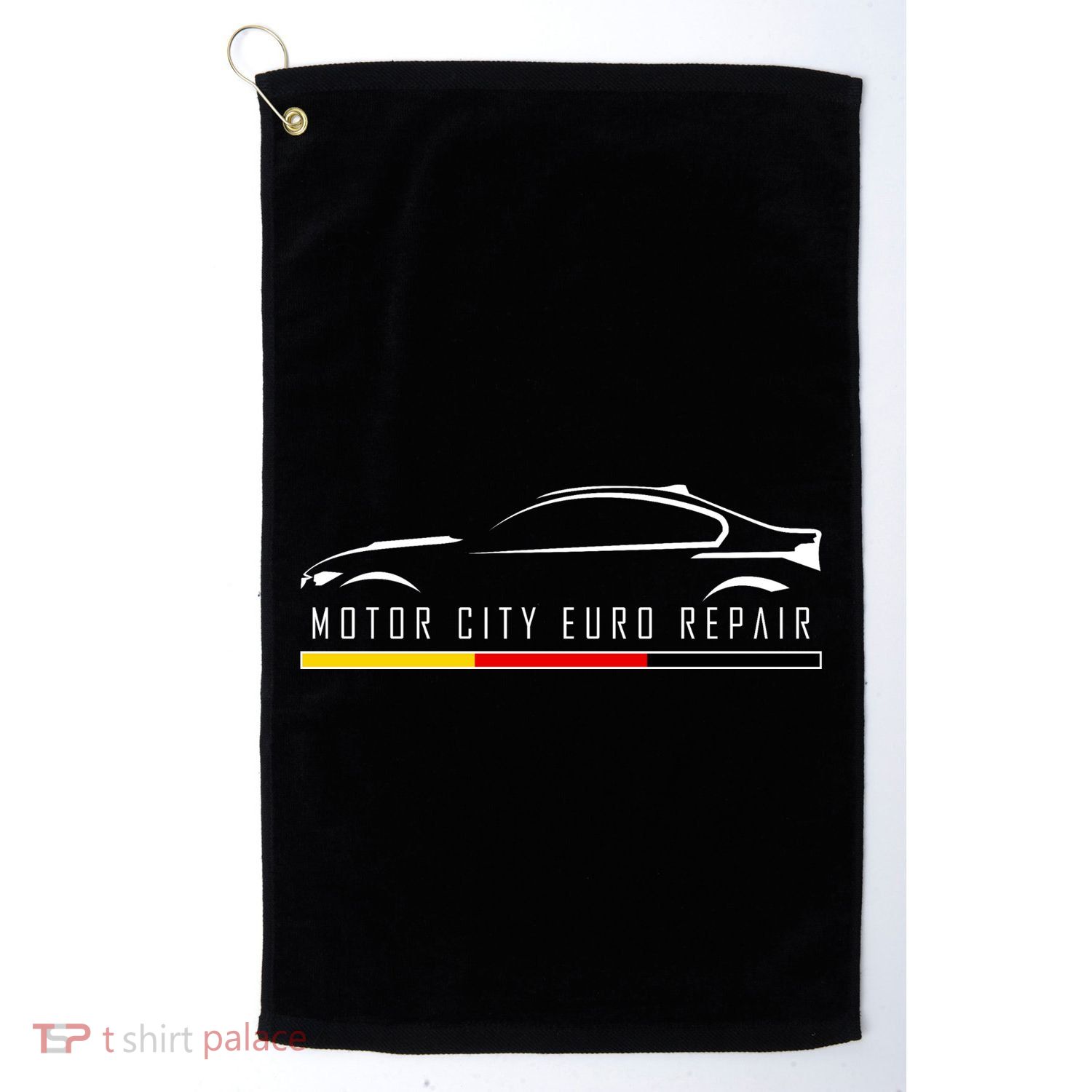 Motor City Euro Repair Golf Towel