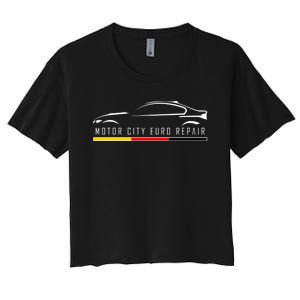 Motor City Euro Repair Women's Crop Top Tee