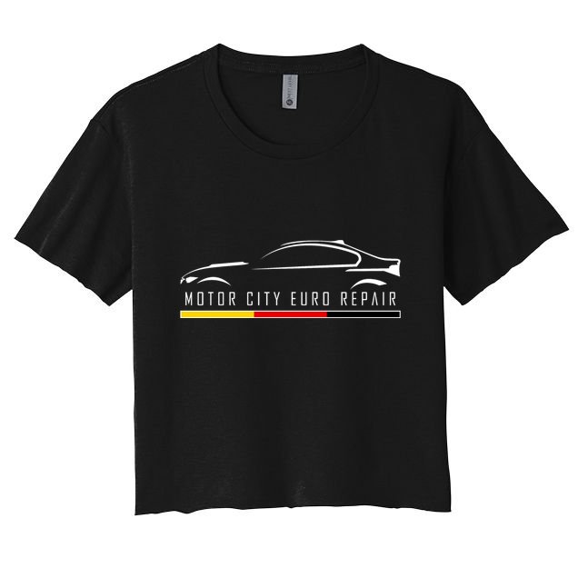 Motor City Euro Repair Women's Crop Top Tee