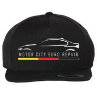 Motor City Euro Repair Wool Snapback Cap