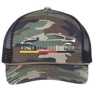 Motor City Euro Repair Retro Rope Trucker Hat Cap