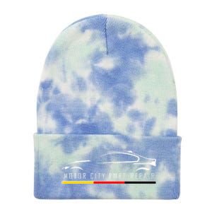 Motor City Euro Repair Tie Dye 12in Knit Beanie