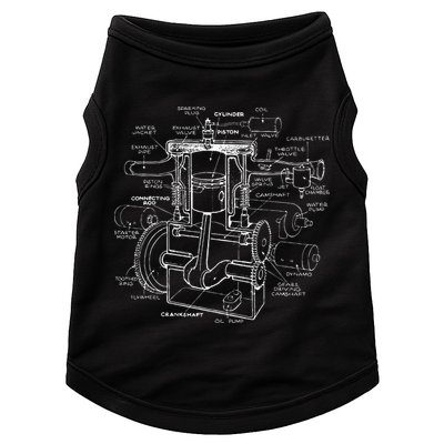 Mechanics Car Engine Pieces Cars Lovers Muscle Cars Doggie Tank