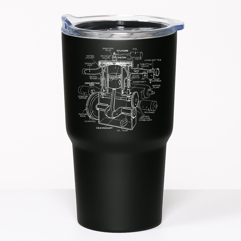 Mechanics Car Engine Pieces Cars Lovers Muscle Cars Tumbler