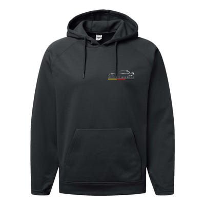 Motor City Euro Front And Back Performance Fleece Hoodie