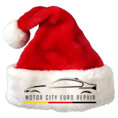 Motor City Euro Front And Back Premium Christmas Santa Hat