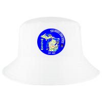 Michigan Circle Emblem The Great Lake State Cool Comfort Performance Bucket Hat