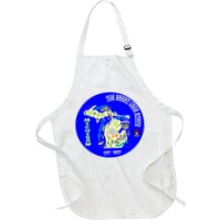 Michigan Circle Emblem The Great Lake State Apron