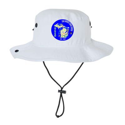 Michigan Circle Emblem The Great Lake State Bucket Hat