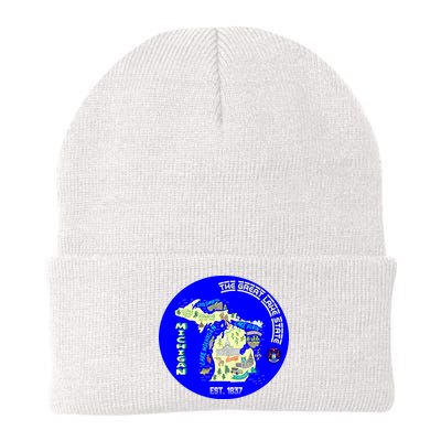 Michigan Circle Emblem The Great Lake State Beanie