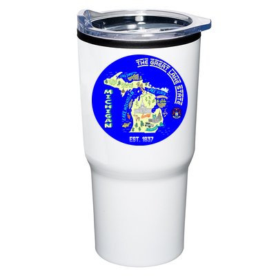 Michigan Circle Emblem The Great Lake State Tumbler