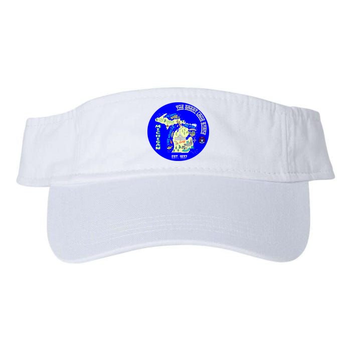 Michigan Circle Emblem The Great Lake State Visor