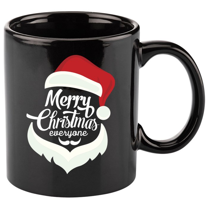 Merry Christmas Everyone 11oz C Handle Ceramic Mug