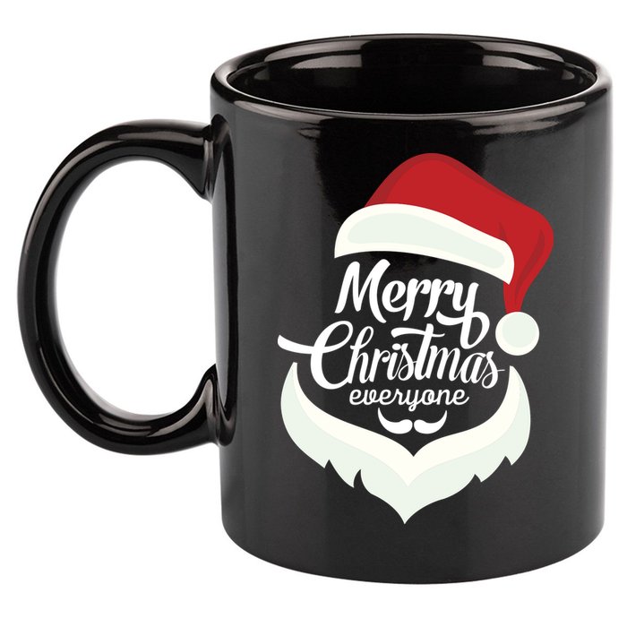 Merry Christmas Everyone 11oz C Handle Ceramic Mug