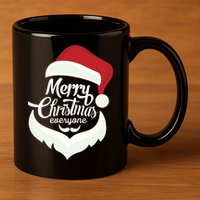 Merry Christmas Everyone 11oz C Handle Ceramic Mug