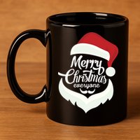 Merry Christmas Everyone 11oz C Handle Ceramic Mug