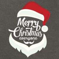 Merry Christmas Everyone Cotton Canvas Backpack