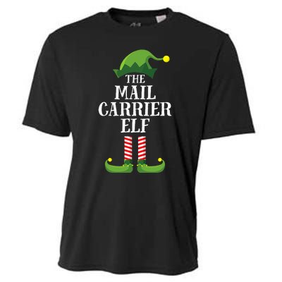 Mail Carrier Elf Matching Family Group Christmas Party Pj Cooling Performance Crew T-Shirt