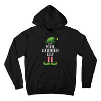 Mail Carrier Elf Matching Family Group Christmas Party Pj Hoodie